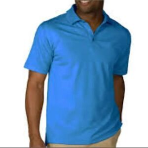 BRAND NEW CORE MEN'S   SHORT SLEEVE 3-BUTTON PLACKET  COLLAR POLO SHIRT